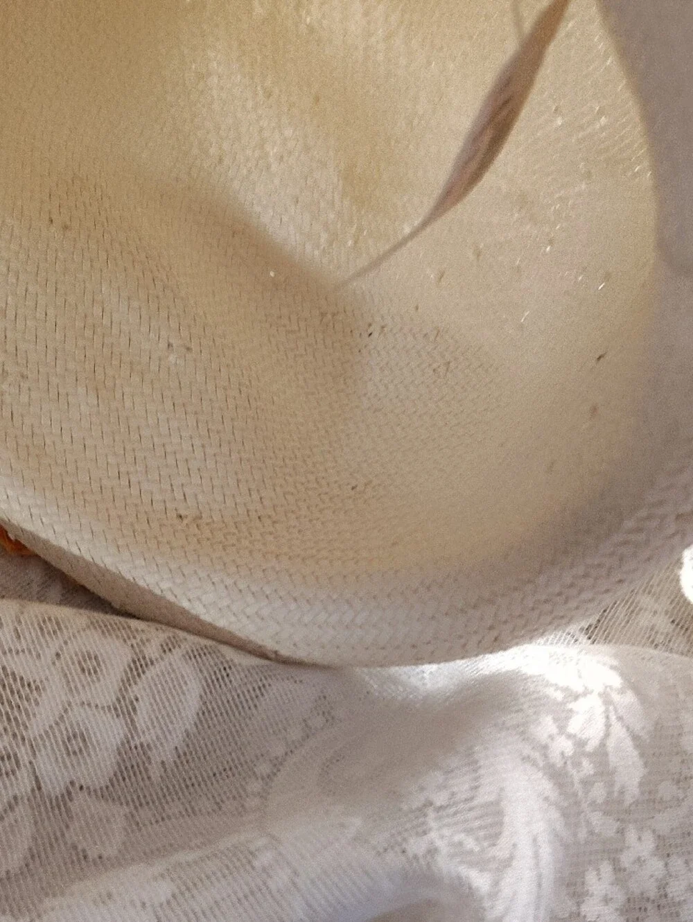 Cream Straw Sun Hat with Sunflower Accent - Women Accessories